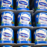 Danone schrumpft in Europa