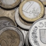 Der Euro fällt wegen tiefer Inflationsrate