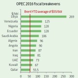 Der tiefe Ölpreis beschert der Opec hohe Defizite.