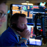 Roter Tag an Wallstreet