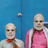 Modi auf dem Weg zum Erdrutschsieg
