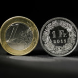 Franken-Euro-Kurs fällt unter 1.10