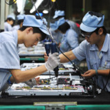Chinas Industrie schrumpft