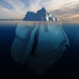 Nur die Spitze des Eisbergs